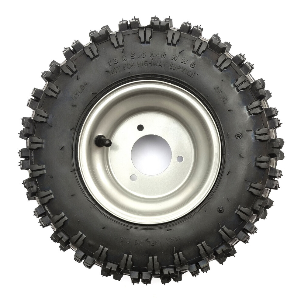 13X5.00-6 Drift Zoom Kart Gokart 200Cc 160Cc Wheel Rim 3 Stud Front Rear Silver 5055583014000