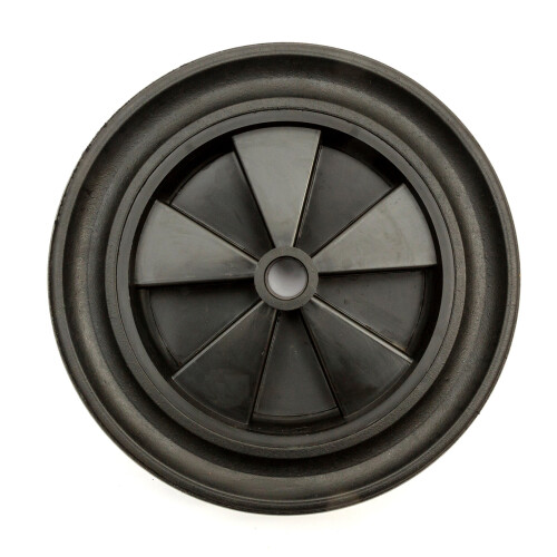Heavy Duty 12 Inch Plastic Wheel Solid Rubber Tyre Puncture Proof Garden Trolley 2
