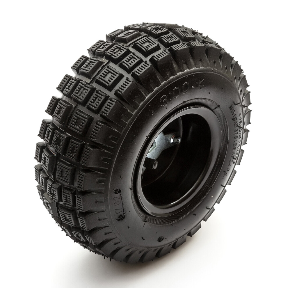 Mini Moto Quad Bike 47Cc 49Cc Rear Wheel Rim Tyre Inner Tube Minimoto Atv 3.00-4 Black 5055583046858
