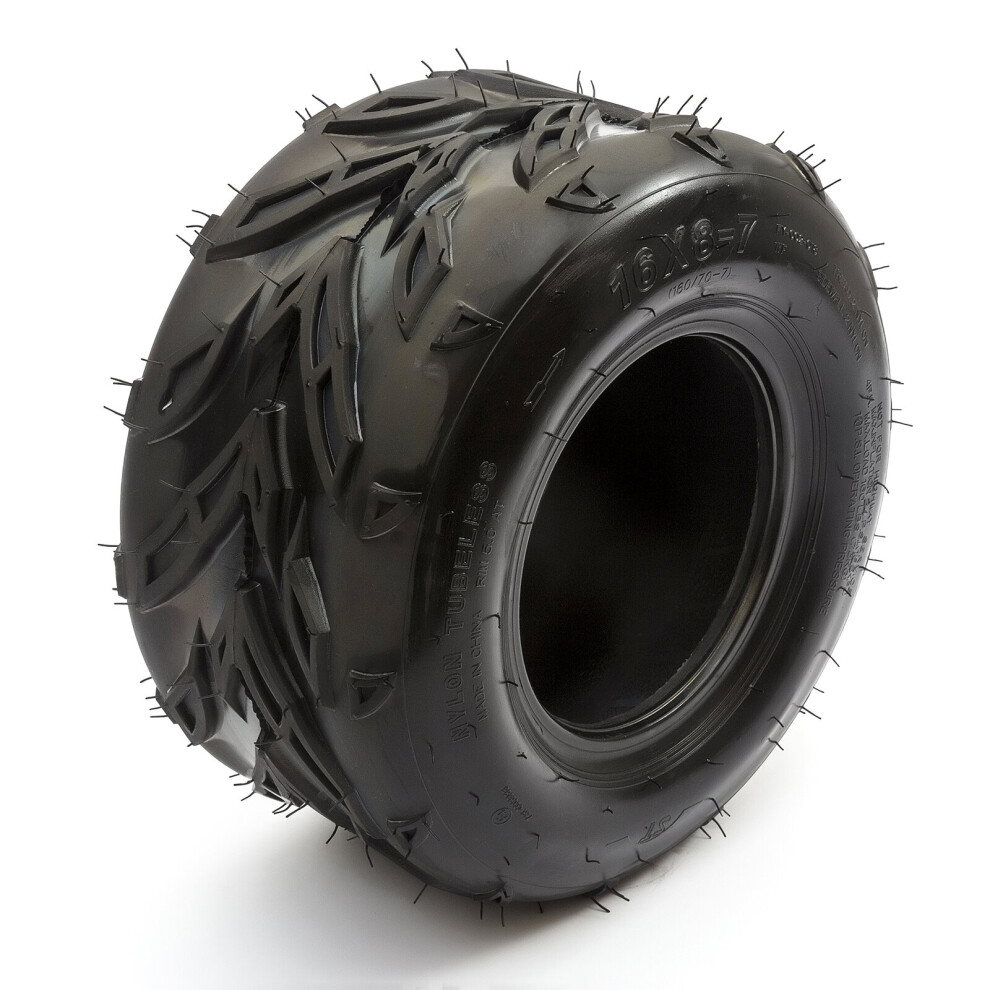 Petrolscooter Tyre 16X8x7 16X8-7 Wheel Quad Bike Atv 50Cc 70Cc 90Cc 160/70-7 7" 7 Inch Rim
