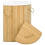 VidaXL vidaXL Bamboo Corner Laundry Basket 60L Washing Clothes Hamper Storage Bin 2