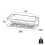 VidaXL Tiger Bathroom Basket Shower Storage Shelf Organiser Caddy Chrome 1400030346 9