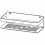 VidaXL Tiger Bathroom Basket Shower Storage Shelf Organiser Caddy Chrome 1400030346 8