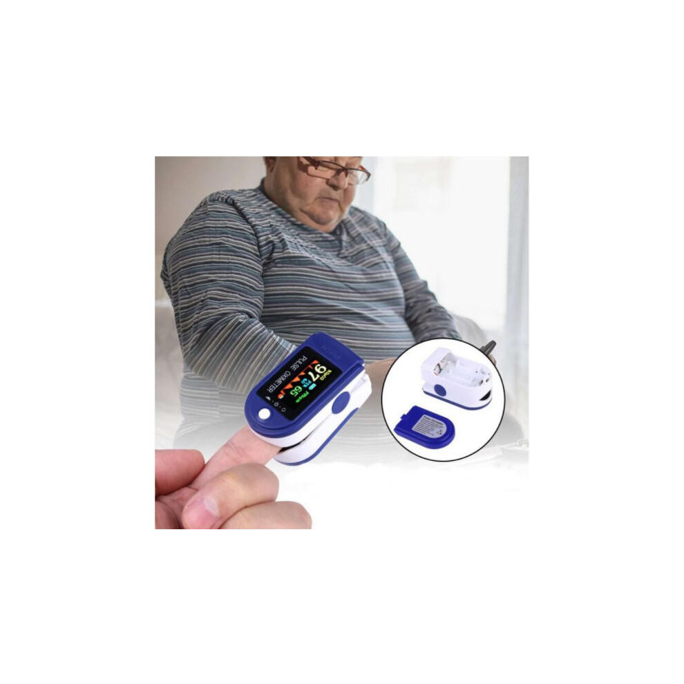 Ranpo Fingertip Pulse Oximeter Colour Display Monitor