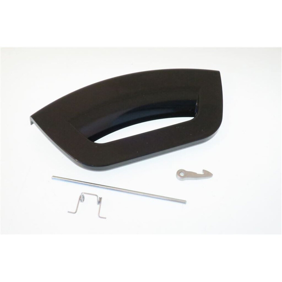 GENUINE INDESIT BLACK FUTURA SERIES DOOR HANDLE KIT