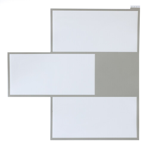 Fine Decor SUBWAY WHITE 3D epoxy tile stickers (25.4cm x 25.4cm)