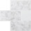 Fine Decor SUBWAY CARRARA 3D epoxy tile stickers (25.4cm x 25.4cm) 1