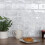 Fine Decor SUBWAY CARRARA 3D epoxy tile stickers (25.4cm x 25.4cm) 5