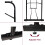 Direct Online Houseware Heavy Duty Double Clothes Rail Garment Rail with Shelf 5