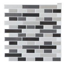 SMOKED GLASS 3D epoxy tile stickers (25.4cm x 25.4cm)