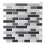 Fine Decor SMOKED GLASS 3D epoxy tile stickers (25.4cm x 25.4cm) 1