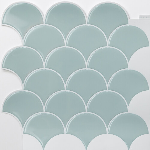 Fine Decor SHELL 3D epoxy tile stickers (25.4cm x 25.4cm)