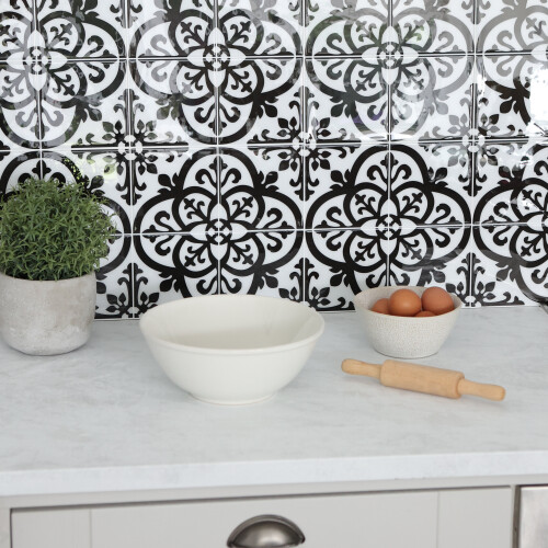Fine Decor AVIGNON 3D epoxy tile stickers (25.4cm x 25.4cm) 2