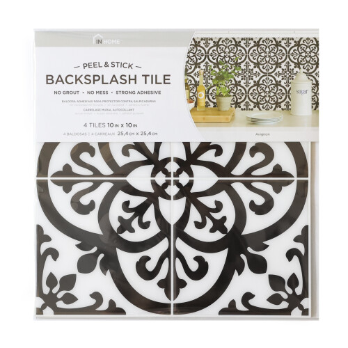 Fine Decor AVIGNON 3D epoxy tile stickers (25.4cm x 25.4cm) 1