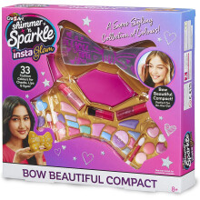 INSTAGLAM Bow Beauty Compact Fashion Girls Makeup Set