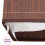 vidaXL Bamboo Laundry Bin Rectangular Brown Washing Clothes Basket Space Save 7