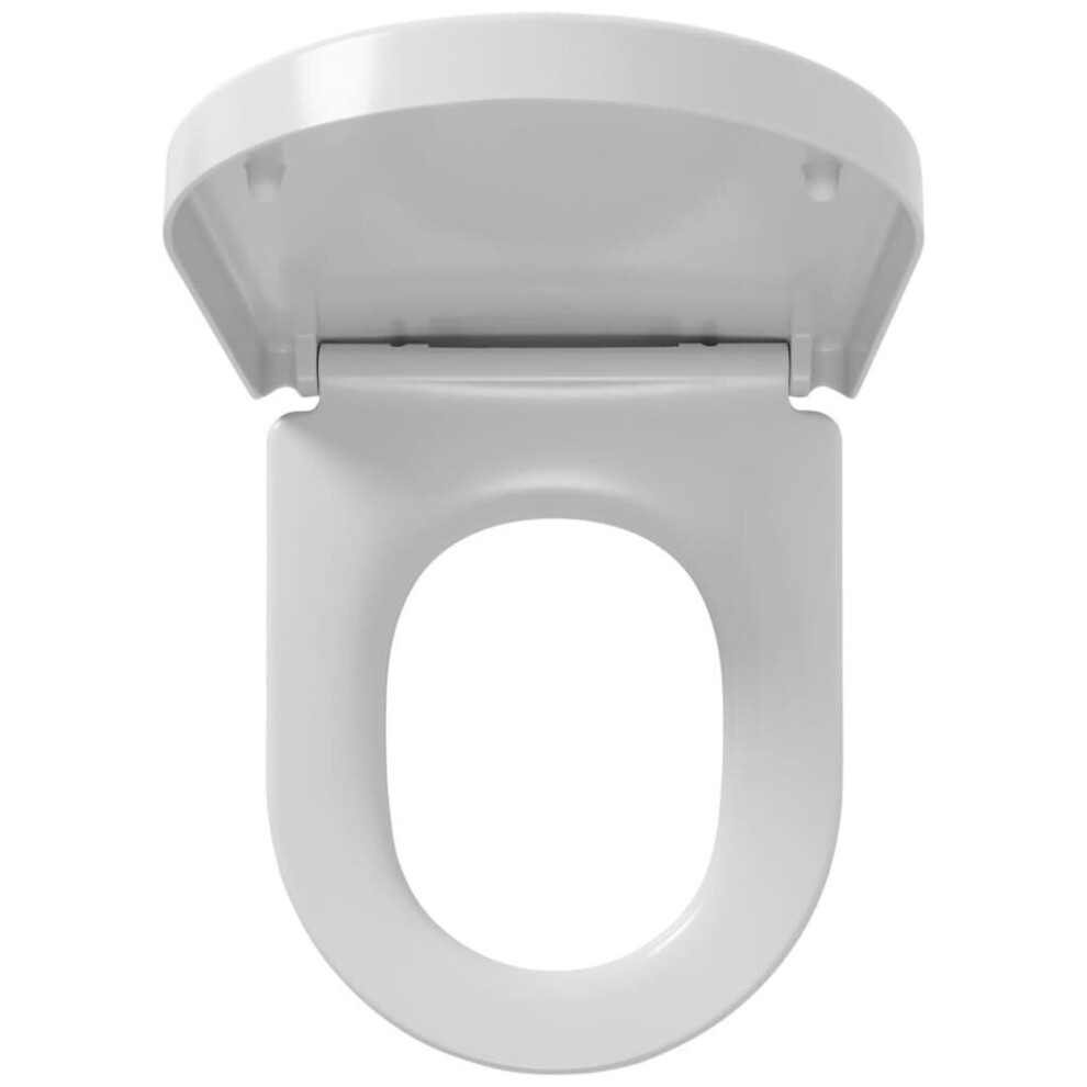 Tiger Soft-Close Bathroom Toilet Seat Cover Memphis Duroplast White 252930646