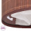 vidaXL Bamboo Laundry Bin Oval Brown Washing Clothes Basket Box Space Saving 7