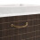 VidaXL vidaXL Bamboo Laundry Bin Rectangular Dark Brown Clothes Storage Cabinet Unit 3