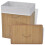vidaXL Bamboo Laundry Bin Rectangular Natural Washing Clothes Storage Basket 4