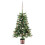 VidaXL vidaXL Artificial Pre-lit Christmas Tree with Ball Set Artificial Tree Green 1