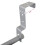 Direct Online Houseware 4 Tier Over the Door Towel Rack in Silver Powder Coating 5