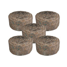 (5) Pipe Insulation Wool Felt Hair Pipe Wrap Lagging 7M Roll 15mm 22mm 28mm