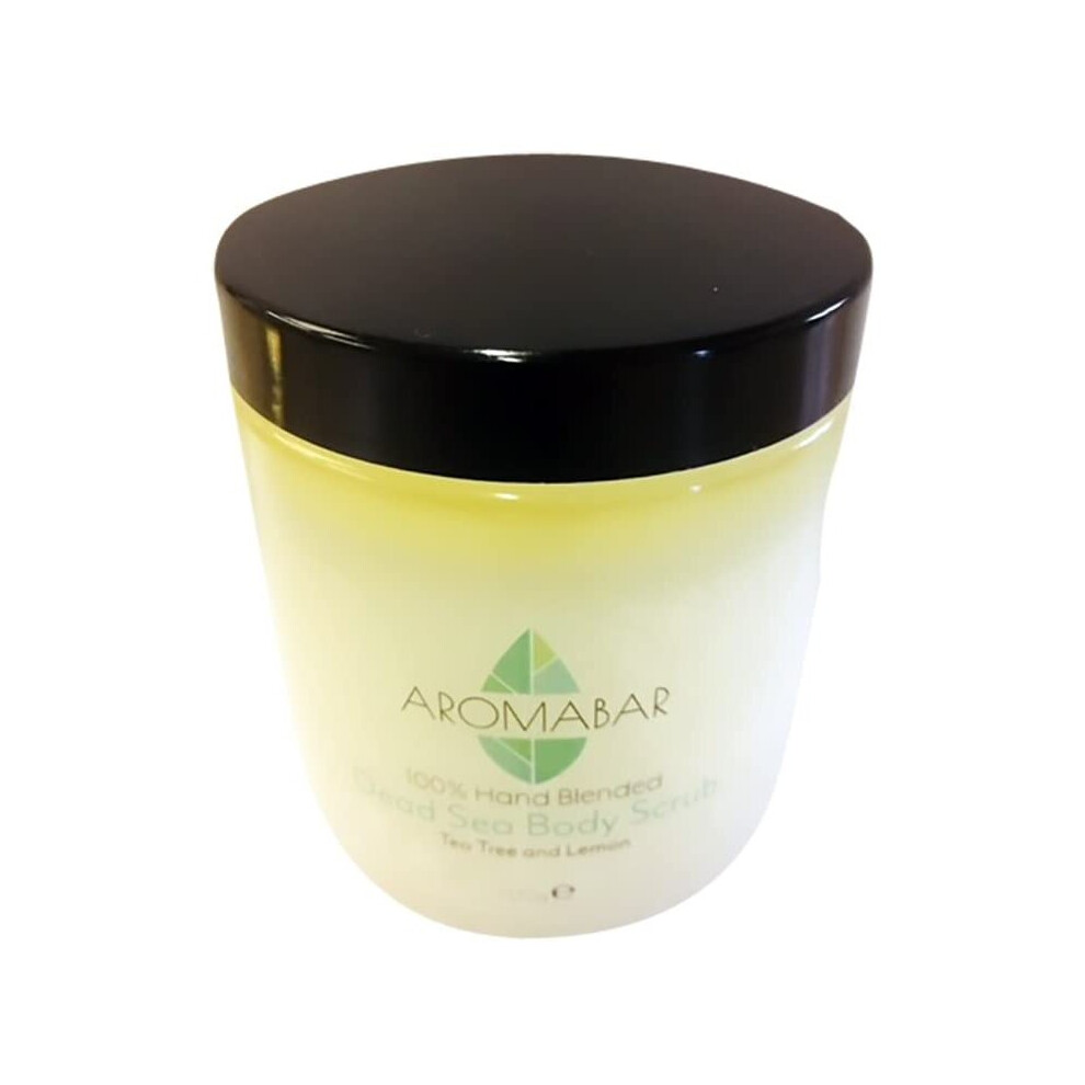 Aromabar White Tea Tree & Lemon Dead Sea Salt Hand & Body Scrub 400G