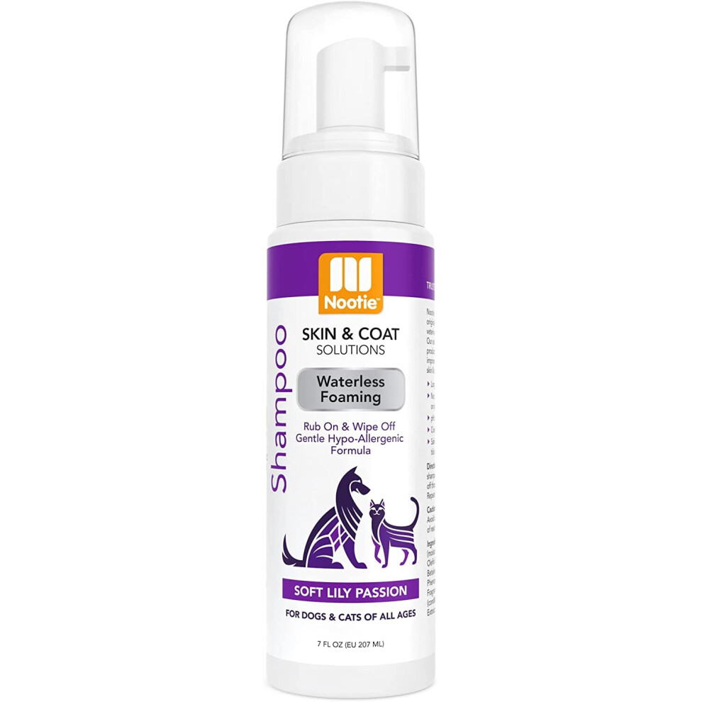 Nooties Dog/Cat Foaming Shampoo with Anti-oxidents, Soft Lilly Passion