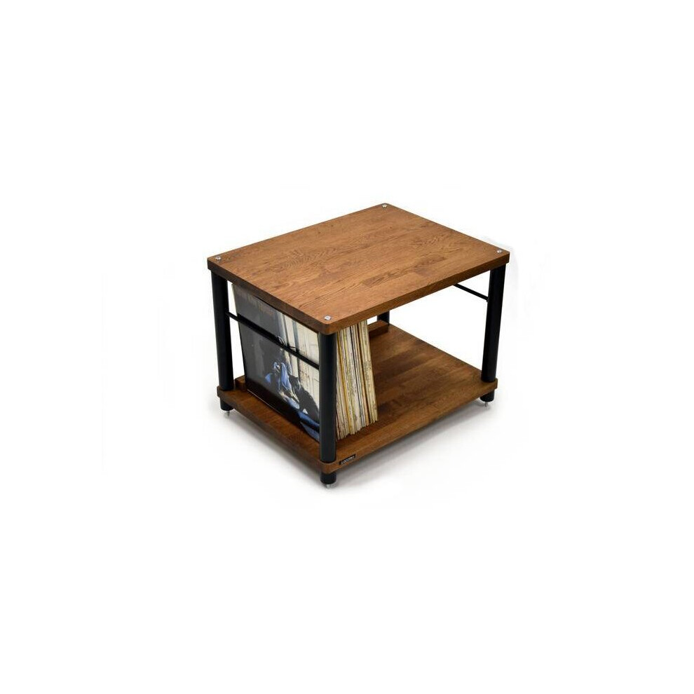 ( Oak) Apollo Storm 6 2 Shelf Vinyl Storage Module Black/Dark 5060676950332