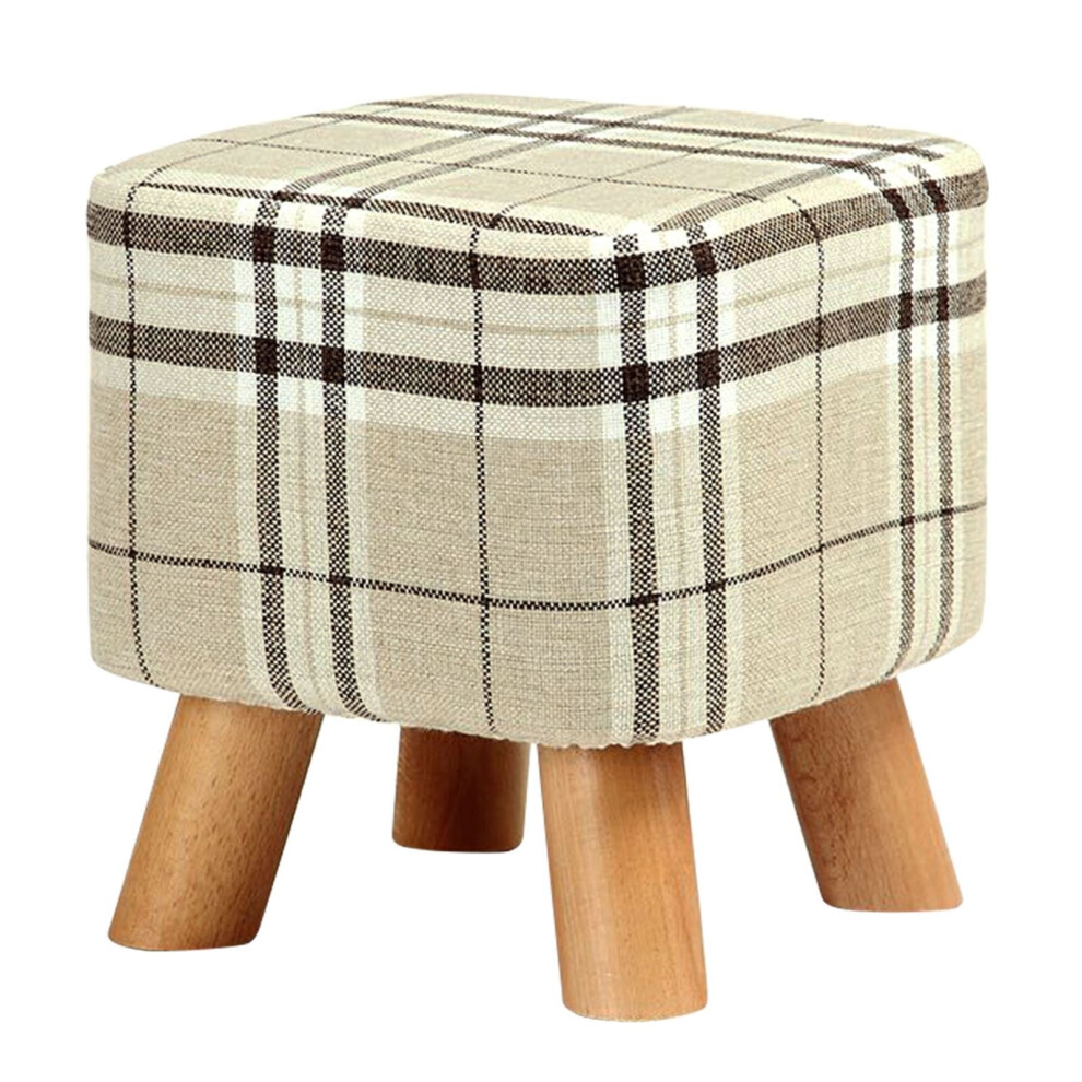 (Tartan) Hampton & Stewart Small Square FootStool