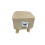 (Beige) Hampton & Stewart Small Square FootStool 2