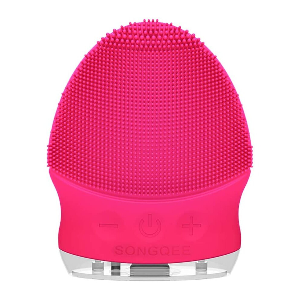 Facial Cleansing Brush,SONGQEE Waterproof & Silicone Facial Cleaner,Electric Massager Cleansing System for Deep Cleansing Care,Face Massage Brush and