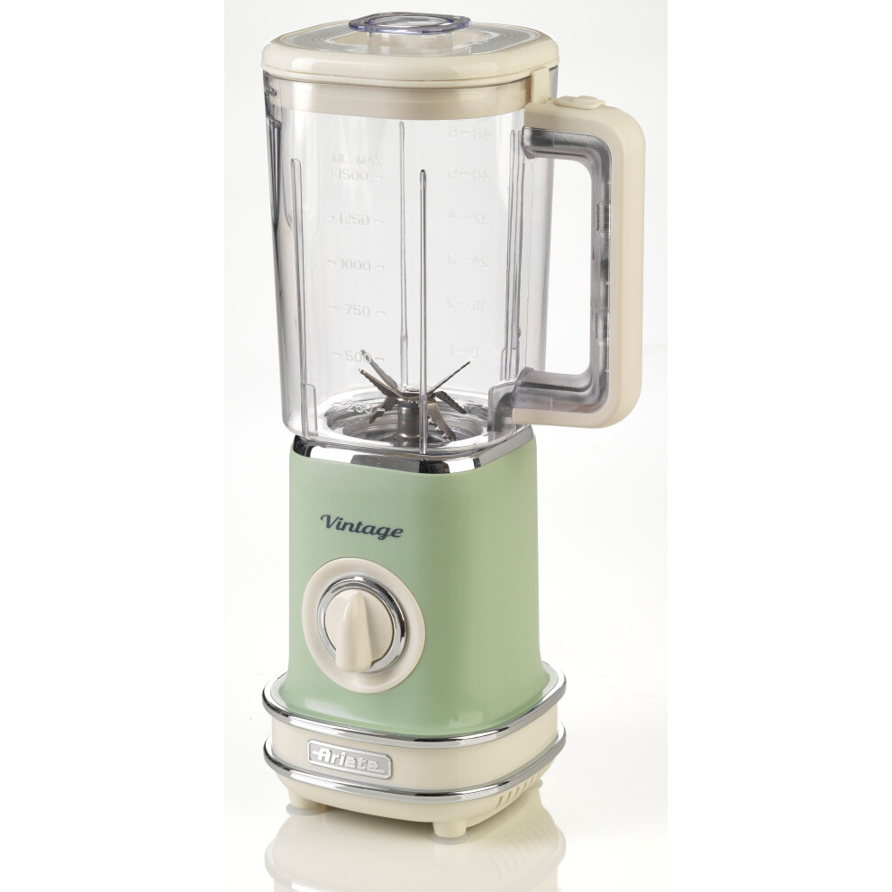 (Green) Ariete 568 Vintage Blender Smoothies 1.5 Litre 500W