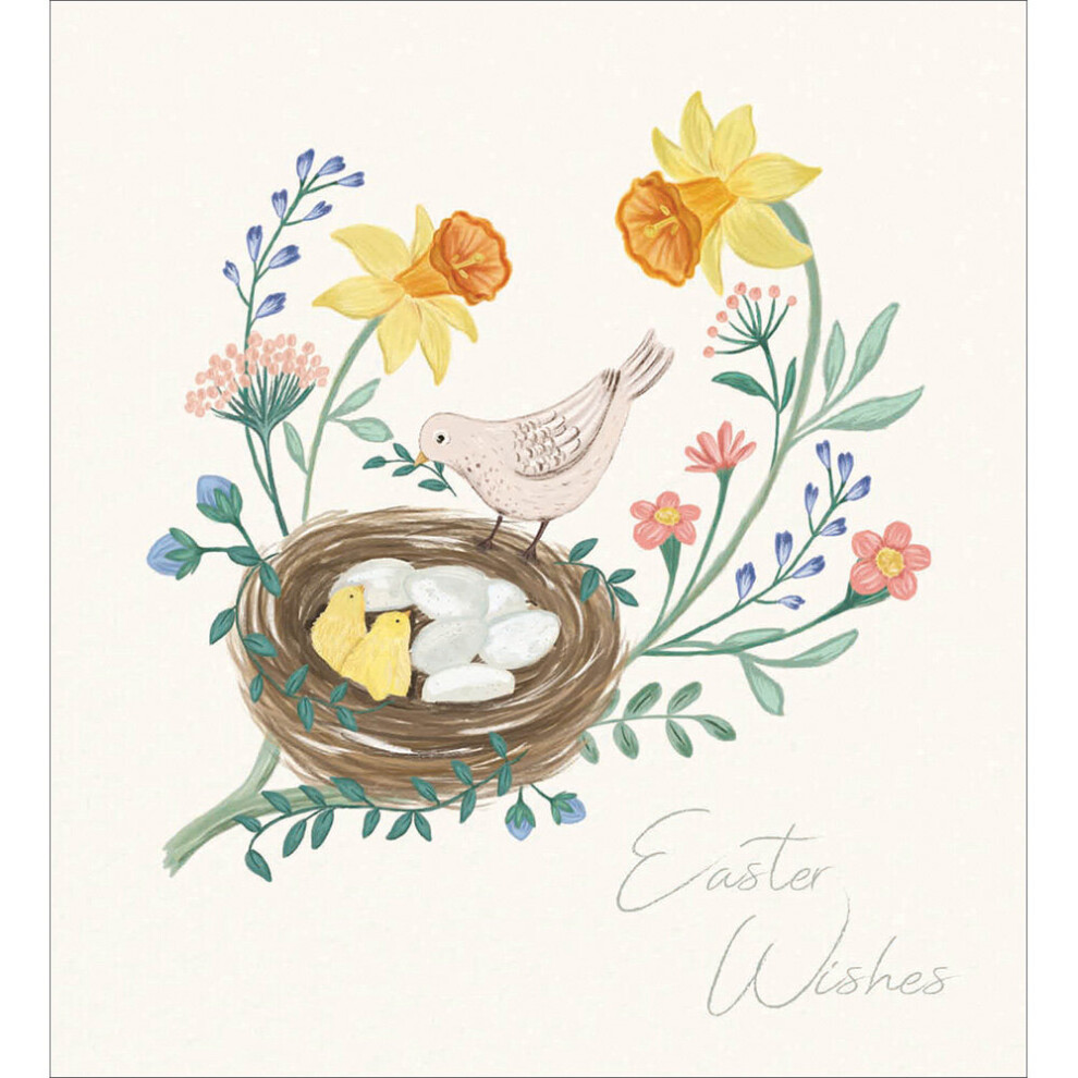 New Woodmansterne Pack Of 5 Spring Beginnings Easter Greetings Cards In Same Mini Card Design