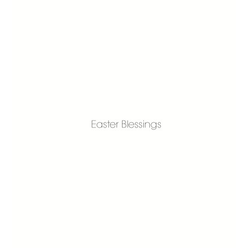 Woodmansterne Pack of 5 Easter Blessing Floral Easter Greetings Cards In Same Mini Card Design 2