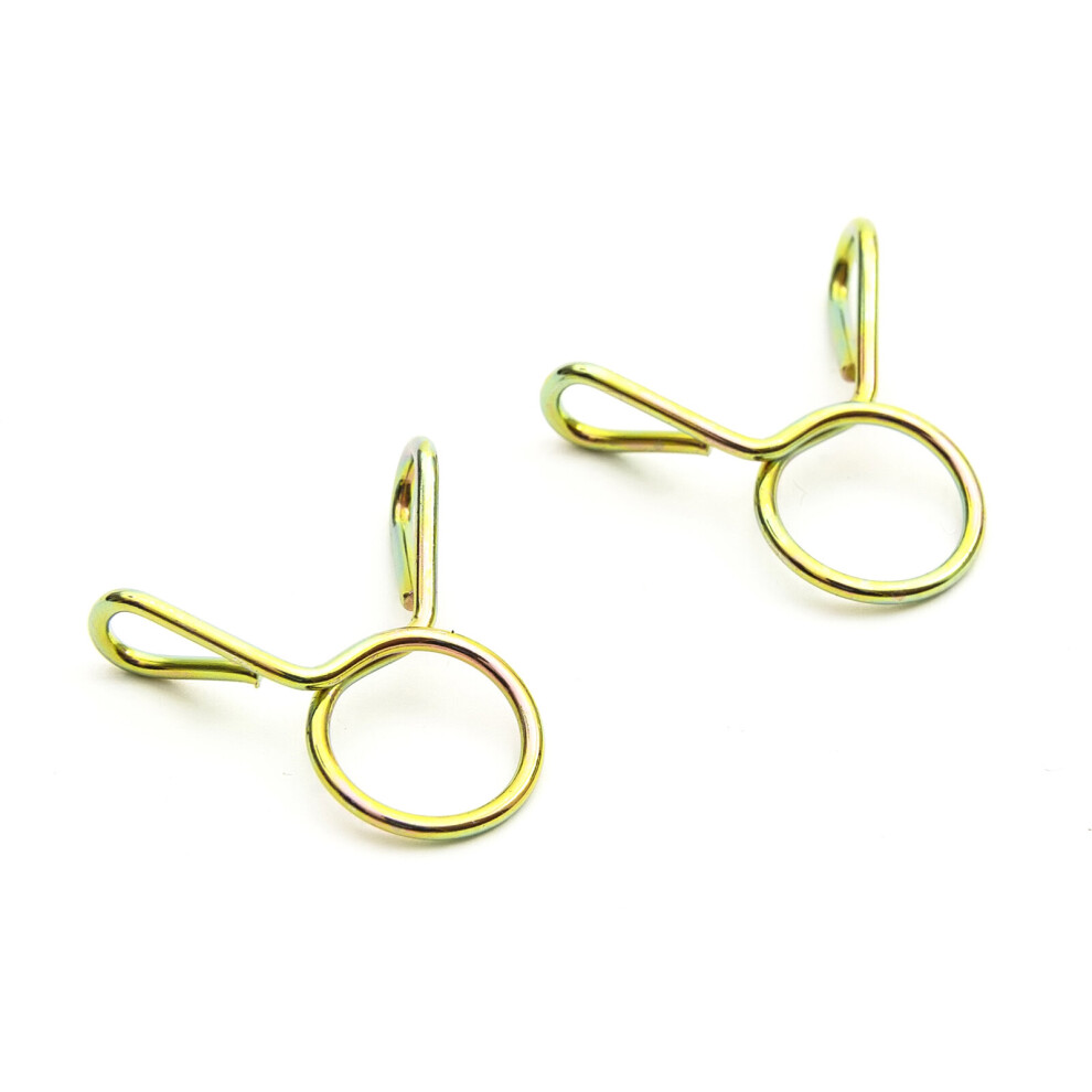 Mini Moto Quad Bike Dirt Dirtbike Petrol Fuel Pipe Clip Clamp X 2 Midi Scooter 5055583008092
