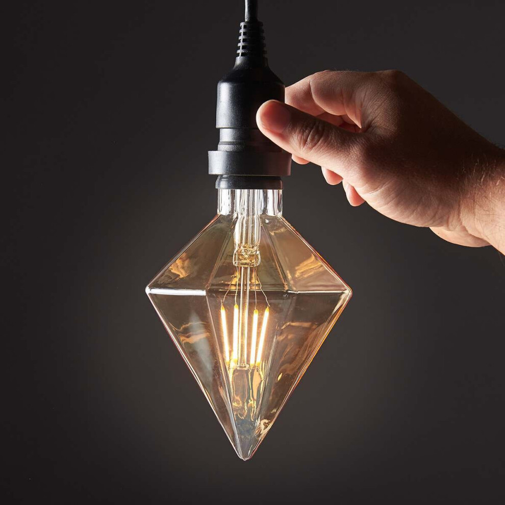 4W E27 Fully Dimmable Vintage Tinted Crystal Filament Style, Warm White LED Light Bulb-image-OPC-P8SPMVX-NEW