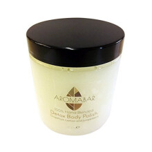 Detox Dead Sea Salt & Shea Butter Body Polish Scrub 400g Contains detoxing Grapefruit, Lemon and Juniperberry Pure Essential Oils Paraben Free 100%