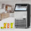 Gymax Commercial Ice Maker Machine Stainless Steel w/ Self-Cleaning Function 6