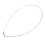 Indesit GENUINE INDESIT DOOR BOOT GASKET SEAL CLAMPING RING 3