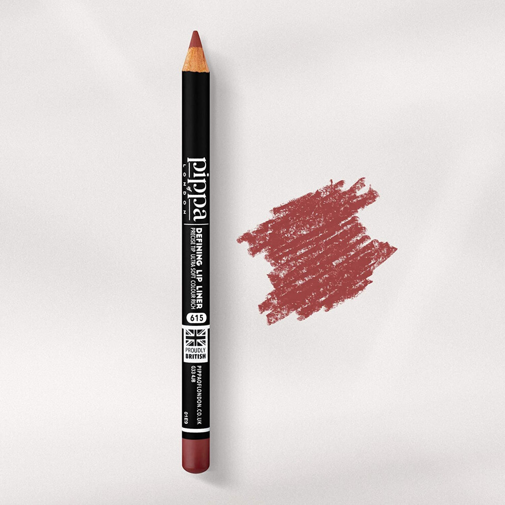 Pippa Of London Defining Lip Liner Scylla 615 Matte Lipliner Pencil
