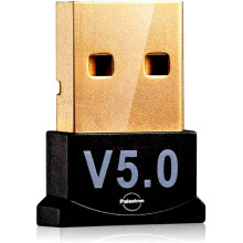 Bluetooth 5.0 Bluetooth Adapter USB Bluetooth Dongle Transmitter Receiver for Bluetooth Speaker, Bluetooth Headset, Printer etc for Windows 10, 8,
