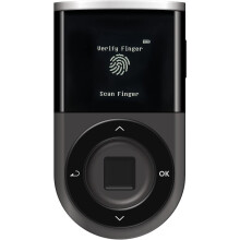 D'CENT Biometric Bluetooth Hardware Wallet - Fingerprint-Secured, EAL5+ Chip, OLED Display for Bitcoin, Ethereum & ERC-20s and more