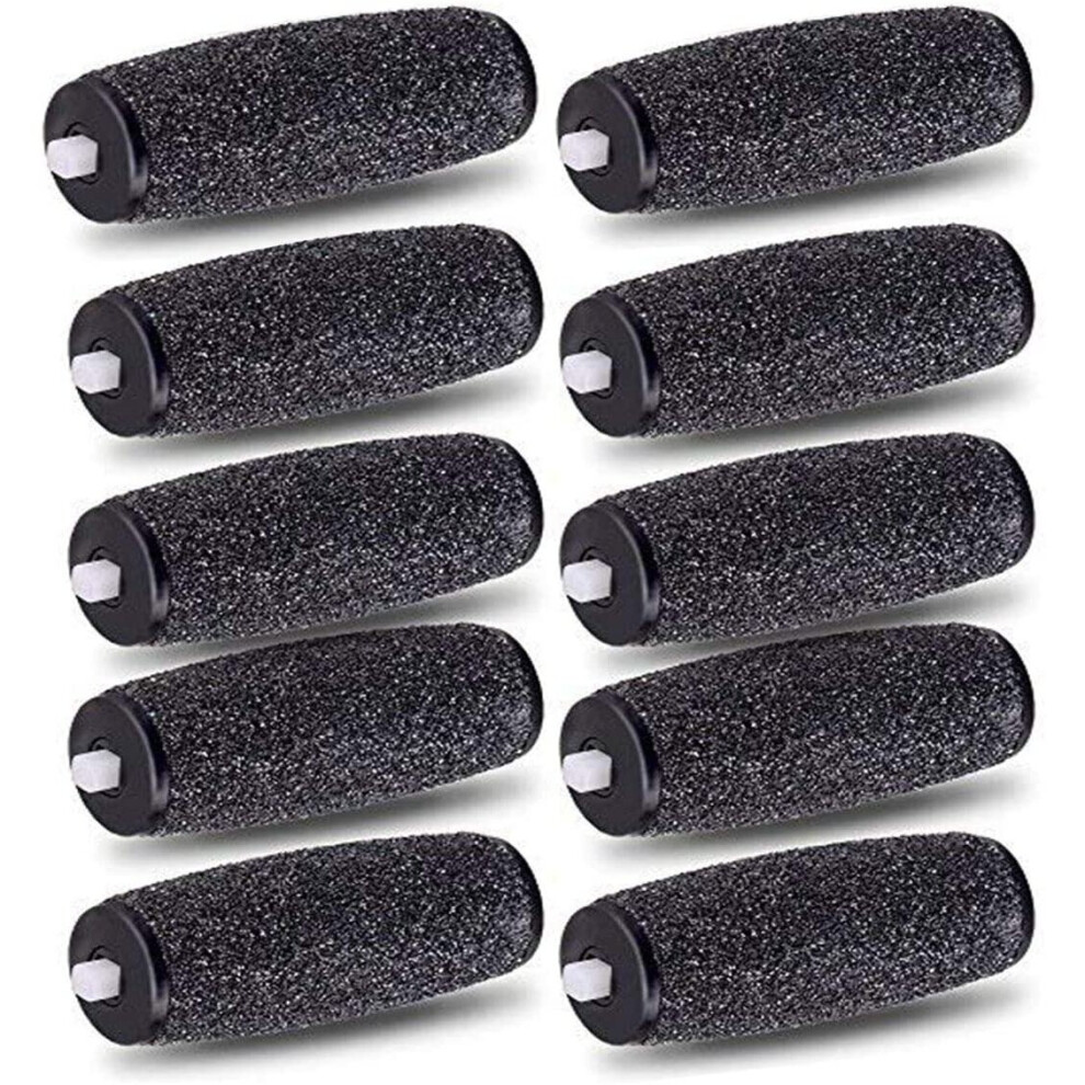 Harmiliy Replacement Rollers Compatible For Scholl Velvet Smooth Diamond Express Pedi Callus Remover (10Xpieces)