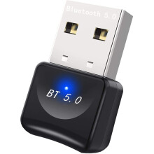 Bluetooth 5.0 USB Dongle Adapter,USB Bluetooth Adapter PC 5.0,Bluetooth 5.0 USB Adapter for PC Supports Windows 10/8.1/8/7 Portable Mini Bluetooth