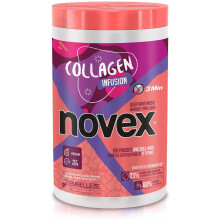 NOVEX Collagen Infusion Hårmask för Starkare, Tjockare och Glansigare Hår, 400g - Vegansk Hårvård