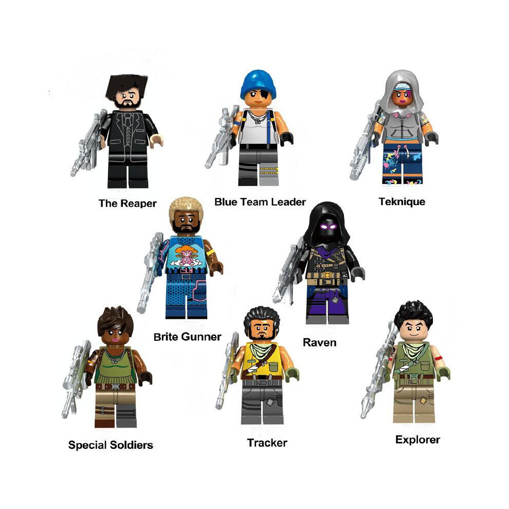 8PCS Fortnite Night Minifigures Toys Fit Lego on OnBuy