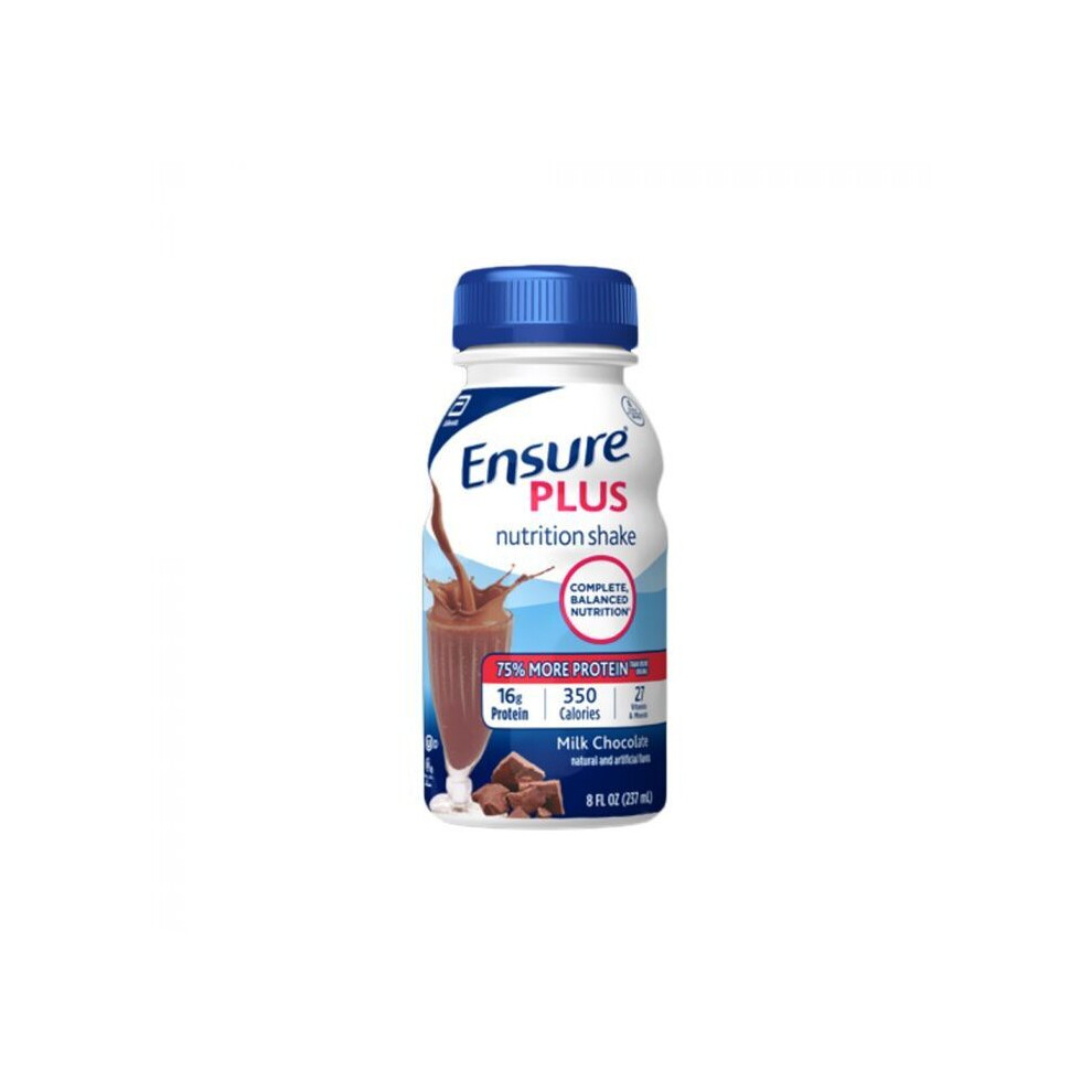 Ensure Plus Milk Chocolate Nutrition Shake Nutritional Supplement 237mL