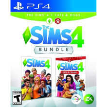 The Sims 4 Plus Cats & Dogs Bundle PS4 Game (#) - NTSC Version, PAL Compatible